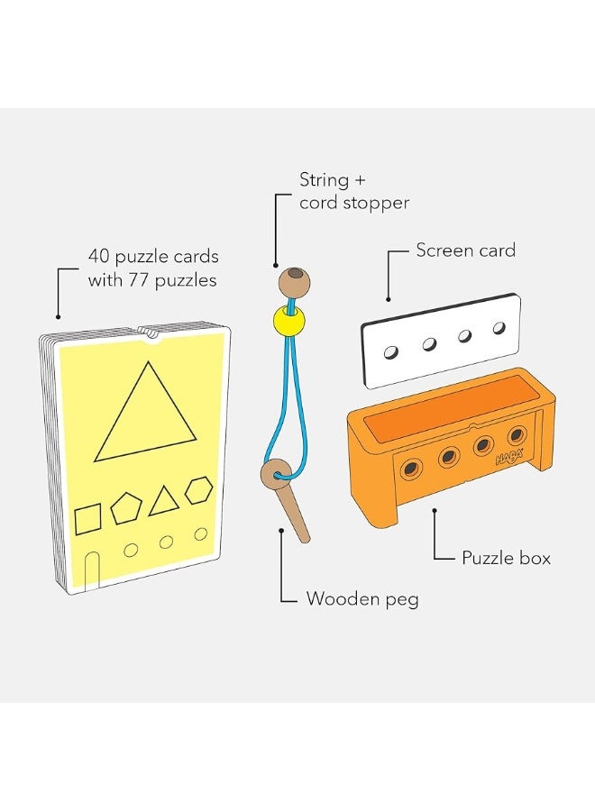 HABA Logic! CASE Starter Set - Brain Building Puzzles for Ages 5+ - Image 1