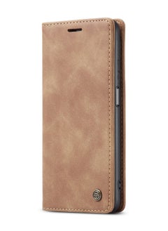 CaseMe CaseMe Xiaomi Mi 10/10T Pro Case Wallet, for Xiaomi Mi 10/10T Pro Wallet Case Book Folding Flip Folio Case with Magnetic Kickstand Card Slots Protective Cover - Brown  - Image 2