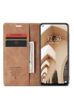 CaseMe CaseMe Xiaomi Mi 10/10T Pro Case Wallet, for Xiaomi Mi 10/10T Pro Wallet Case Book Folding Flip Folio Case with Magnetic Kickstand Card Slots Protective Cover - Brown  - Image 4