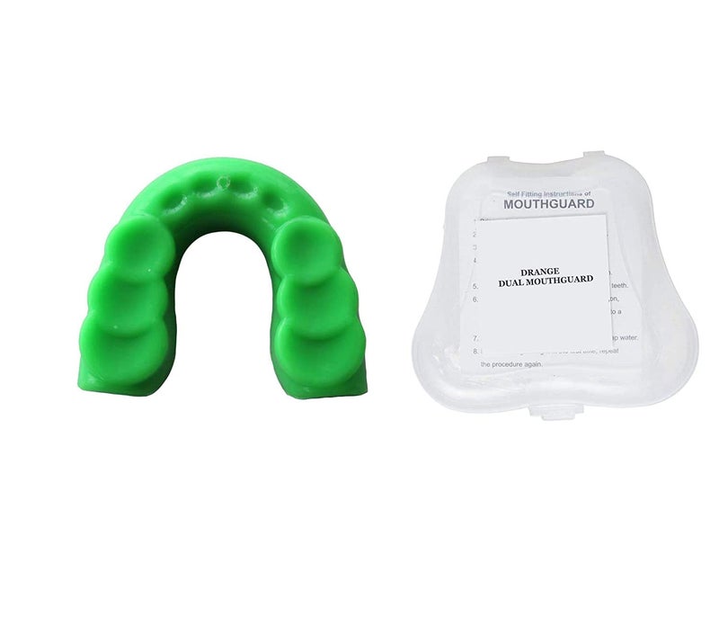 DRANGE حارس الفم المحارب / واقي اللثة لحماية الأسنان للملاكمة MMA كاراتيه أخضر (قد يختلف اللون) - Image 2