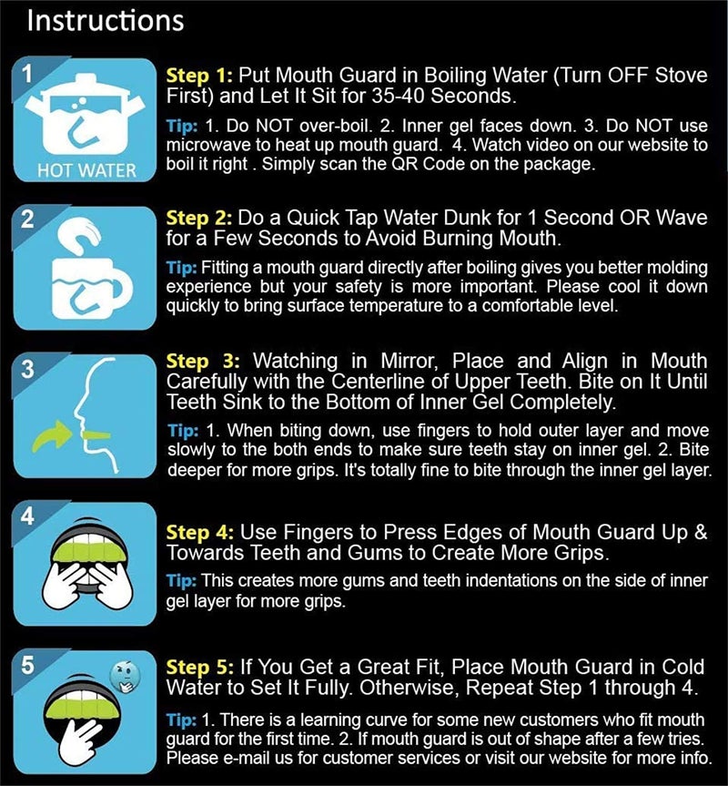 DRANGE حارس الفم المحارب / واقي اللثة لحماية الأسنان للملاكمة MMA كاراتيه أخضر (قد يختلف اللون) - Image 5