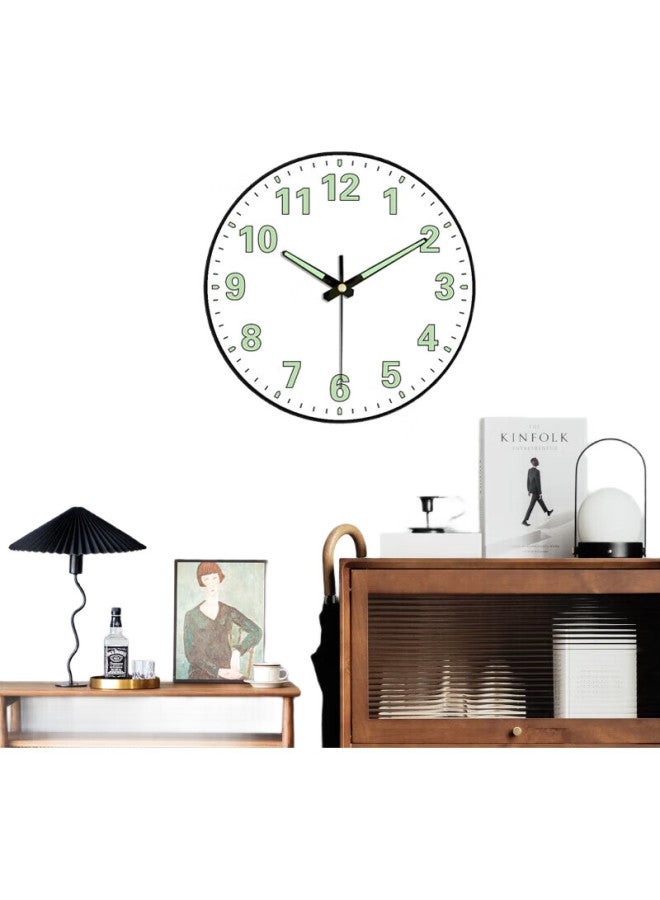 Peng Chuang Pengchuang Swiss Movement Luminous Wall Clock, Creative Bedroom Clock, Living Room Quartz Clock, Home Timepiece, Light Luxury Modern Wall Clock - Image 3