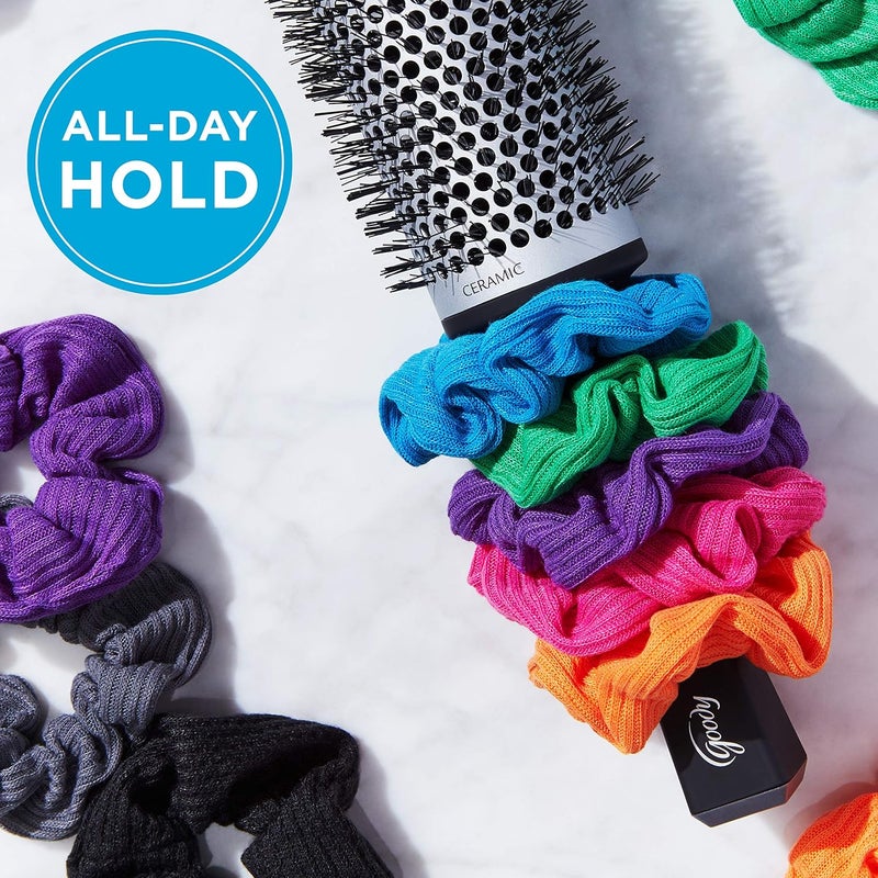 Goody Ouchless Jersey Scrunchies - 8 Count Assorted Colors - Image 4