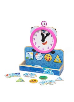 Melissa & Doug Wooden Tickety Tock Magnetic Clock  - Image 2