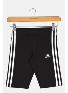 Adidas Kids Girl Sportswear Brand Logo Short, Black  - Image 1