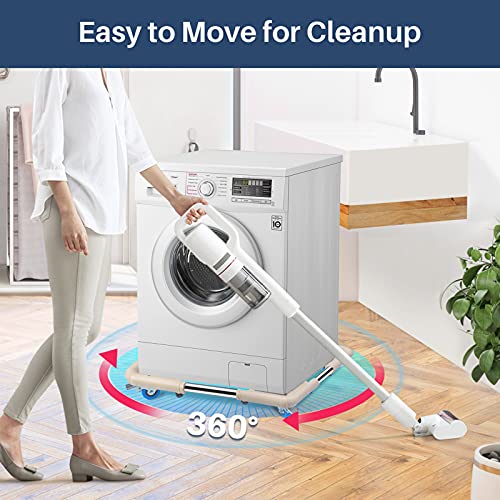 SPACECARE Mobile Roller with 4 Locking Wheels - Adjustable Furniture Dolly Washing Machine Stand Refrigerator Base Moving Cart - Image 5