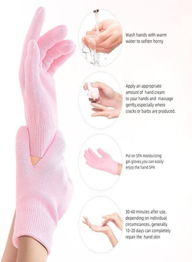 CARTIFY Moisturizing Hand Gloves, Spa Hydrating Aloe Lotion Gloves For Repairing Dry, Rough, Cracked, Aging Hands, Eczema, Softening Rough Skin, Calluses, Exfoliating Hand Peeling Mask - Image 5