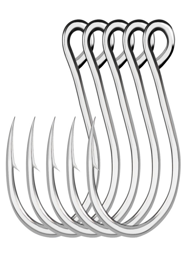 Proberos 20 PCS Fishing Hook High Carbon Steel Barbed Hook Extra Strong Hook for Saltwater Freshwater Fishing - Image 1