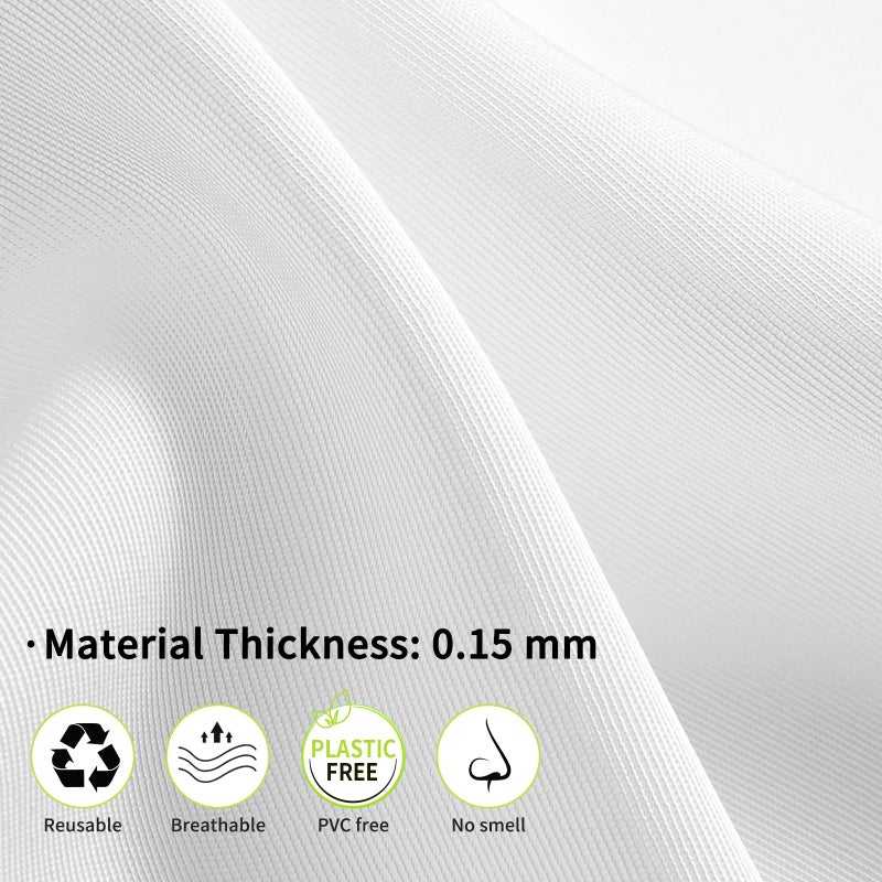 Opret 2 Pack White Raincoats for Kids, Reusable Rain Ponchos with Hood and Sleeves Children Waterproof Rain Coats for Boys and Girls - Image 3