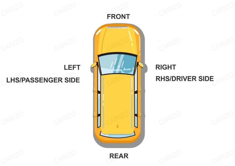 CARIZO ® Right/Driver Side Rear View Mirror Glass Compatible for Mahindra XUV-300 (Non Heated) - Image 3