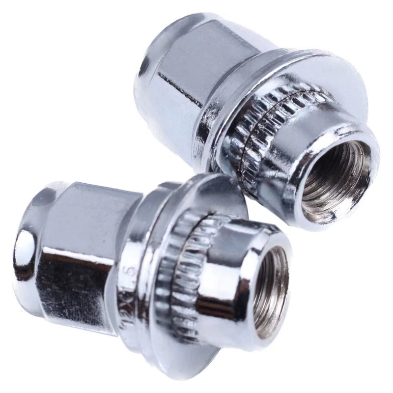Reeauto 12x1.5 Lug Nuts 20 Pcs Chrome Closed End Mag Style Lug Nuts with Washer 13/16" (21mm) Hex Compatible with Toyota Camry/Corolla/Tacoma Lexus - Image 5