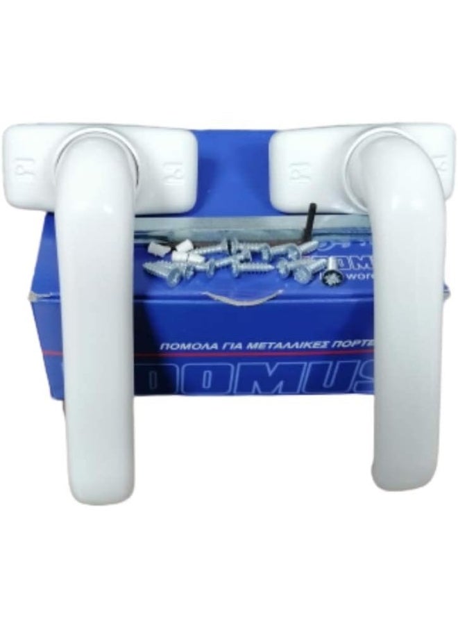 Domus Domus Aluminium Door Handle White - Dsl61  - Image 3