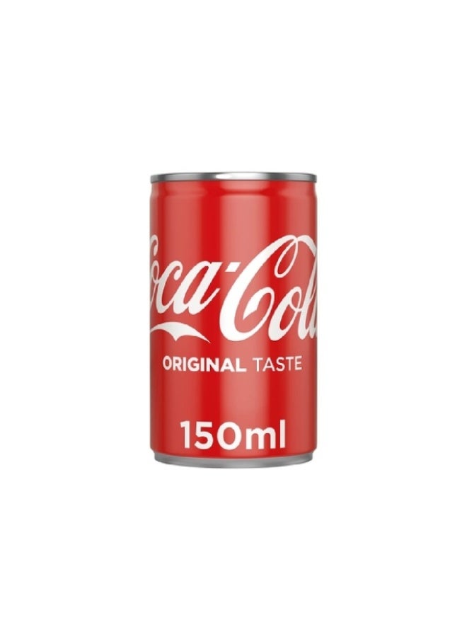 Coca-Cola Carbonated Soft Drink, Classic - 150ml, UAE