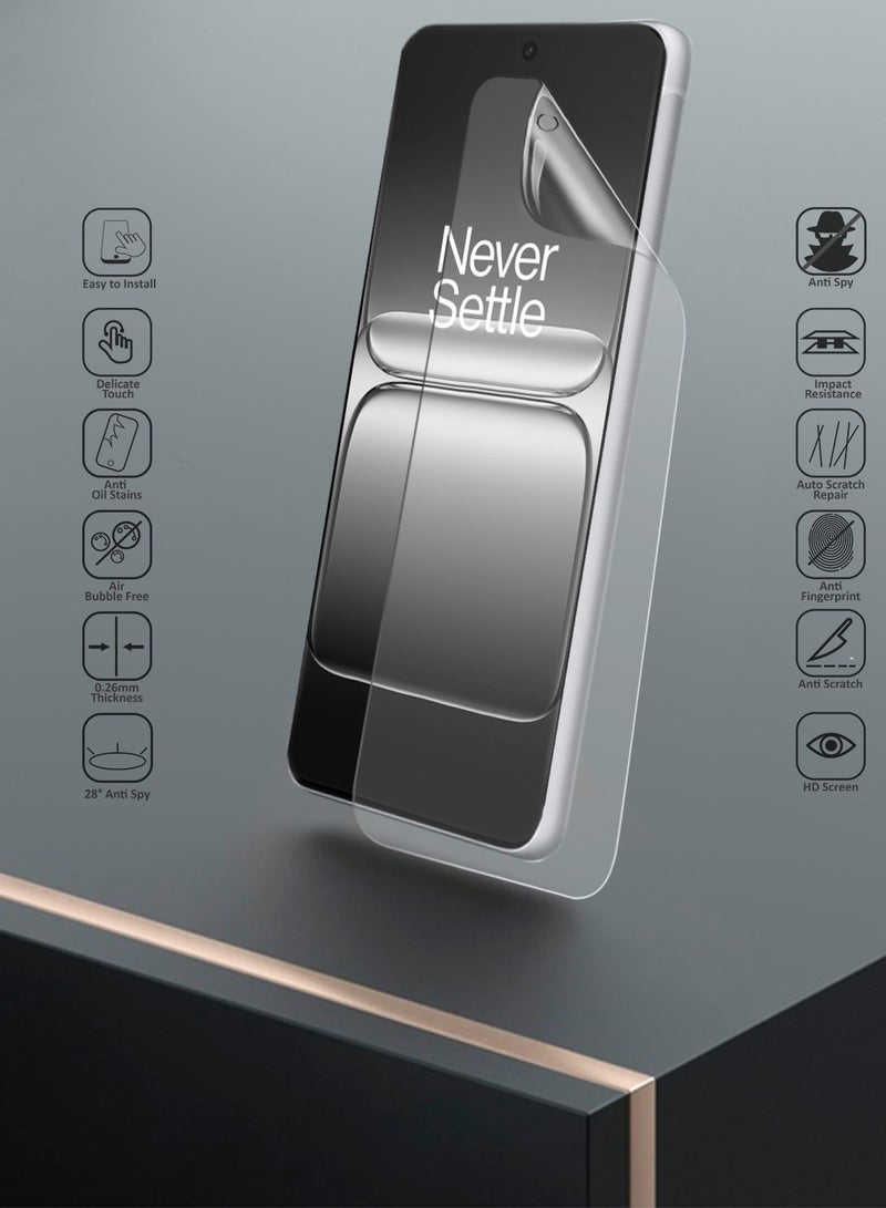 Wtech OnePlus Nord CE5 5G 2025 Premium Hydrogel Film Thin and Flexible Screen Protector (MSHFMN) - Clear - Image 3