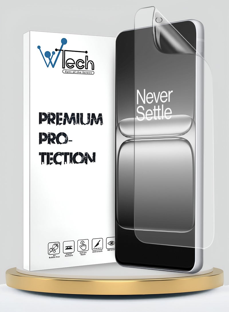 Wtech OnePlus Nord CE5 5G 2025 Premium Hydrogel Film Thin and Flexible Screen Protector (MSHFMN) - Clear - Image 1