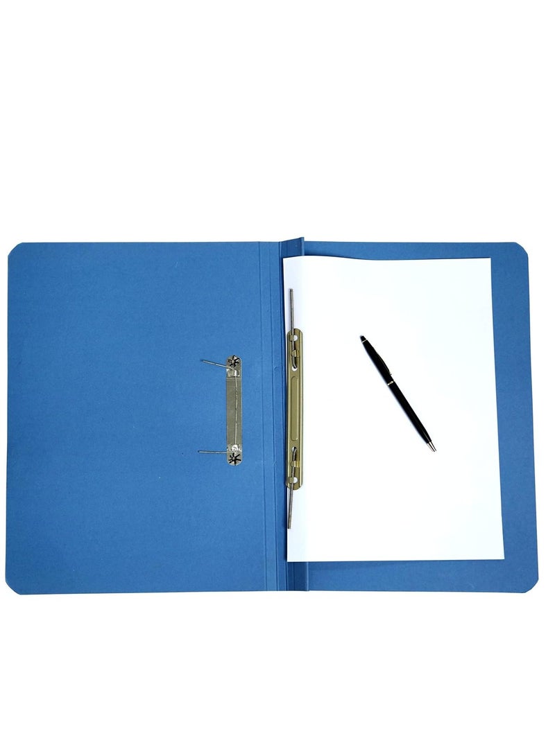 Terabyte 50-Pieces Spring File Full scap size Blue Color - Image 1