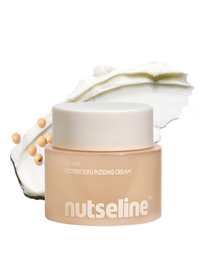 nutseline Korean Skin Care - Soy Protein Tofu Pudding Face Cream 50ml – Lightweight Anti-Aging Moisturizer with Bouncy Texture, Hydrating Wrinkle Cream for Women & Men, Day & Night Facial Cream - Image 1