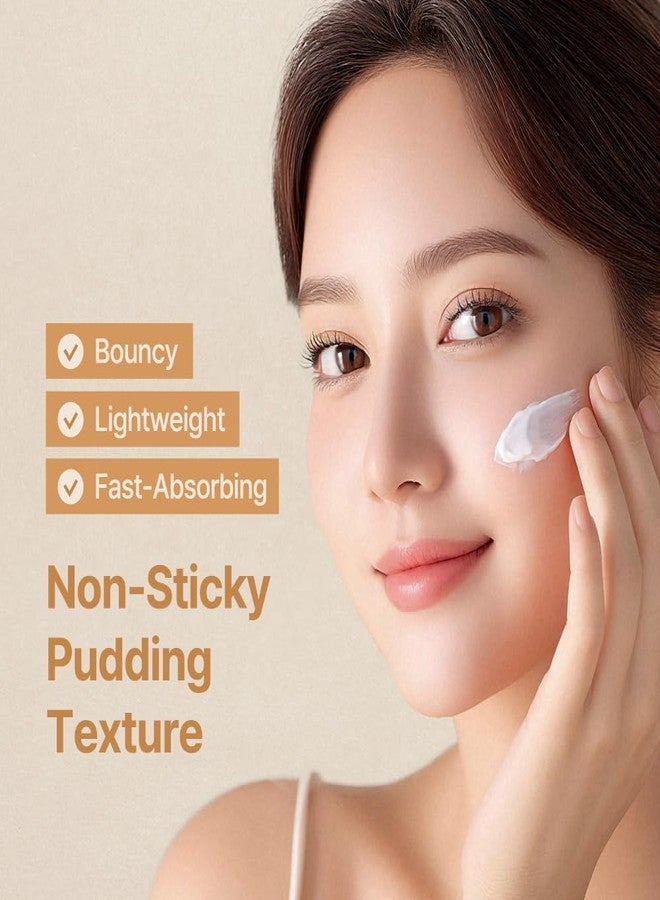 nutseline Korean Skin Care - Soy Protein Tofu Pudding Face Cream 50ml – Lightweight Anti-Aging Moisturizer with Bouncy Texture, Hydrating Wrinkle Cream for Women & Men, Day & Night Facial Cream - Image 5