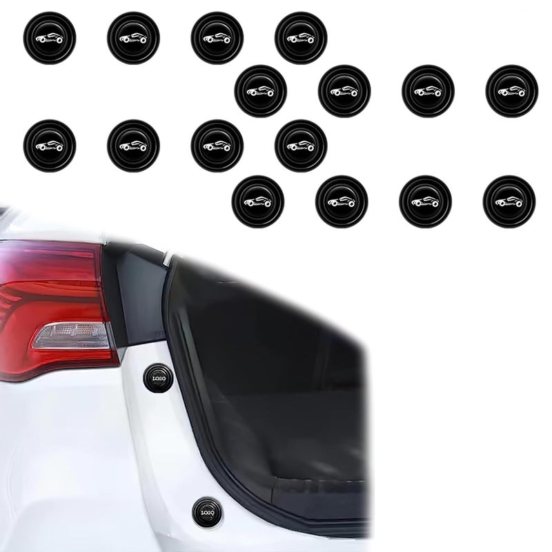 WISKA Car Door Shock Absorber Protector Gasket Guard Pads Edge Stickers Accessories for Compass, Wrangler, Meridian, S90, XC60, XC40, Hector, Astor, Gloster - Image 1