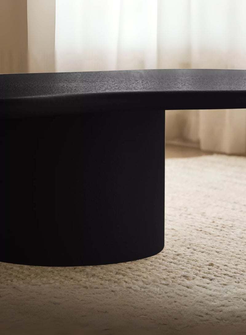 Karnak Modern Black Cloud-Shaped Coffee Table For Minimalist Living Room Centerpiece Living Room Balcony Garden, Living Room Table Bed Room 80x38x140cm | Luxury Contemporary Design - Image 4