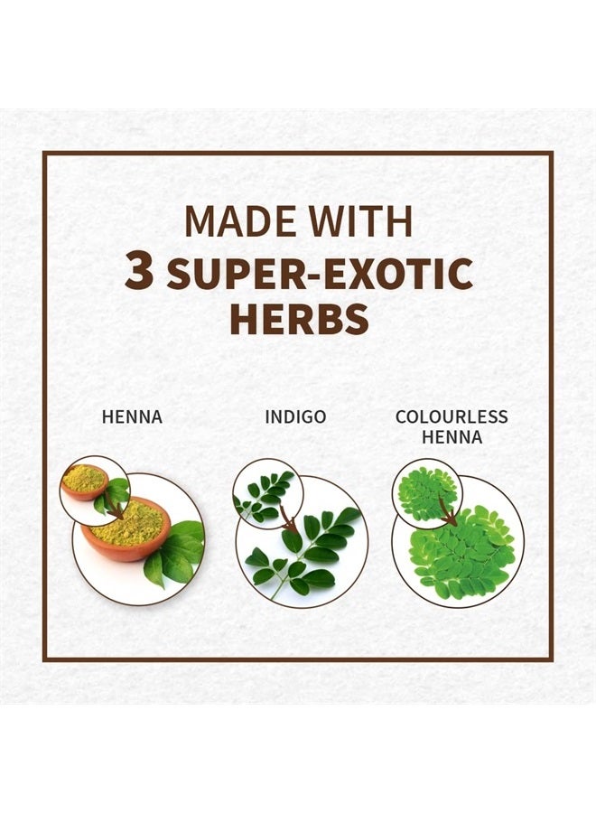 Indus Valley لون شعر الحناء الطبيعي العضوي من إندوس فالي - أسود إنديغو 100 جرام | تغطية 100% للشعر الرمادي وصبغة شعر طويلة الأمد | نباتي وخالي من القسوة - Image 2