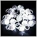 LACGO 60 PCS Flashing LED Lights up Rings Bumpy Jelly Glow in the Dark Colorful Rubber Blinking Rings Gift Toys Prizes for Adults Party Favors Halloween Christmas - Image 2