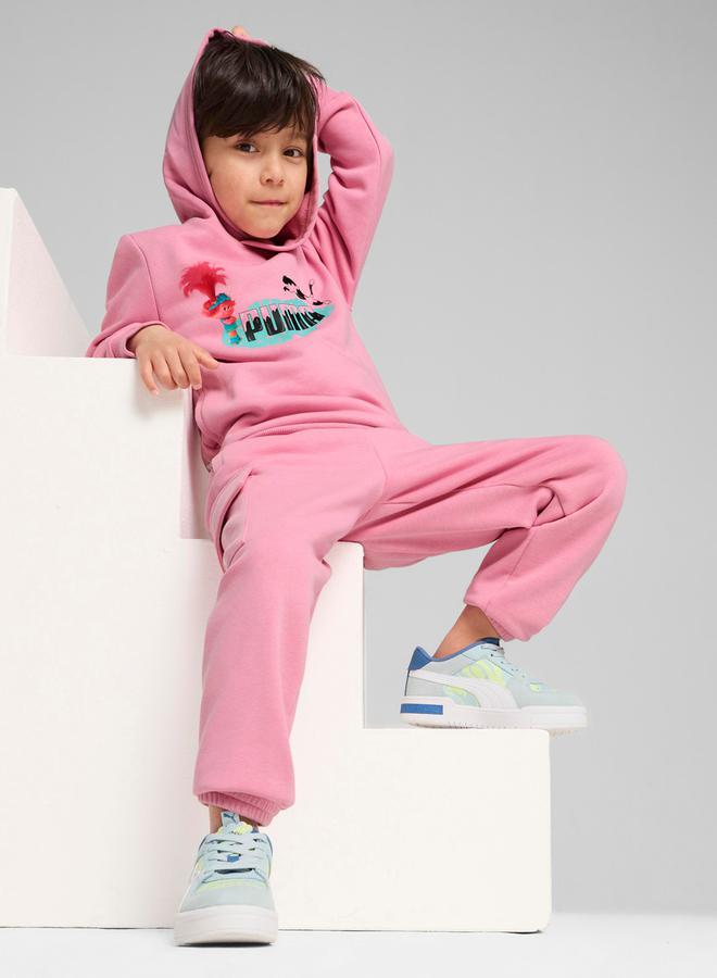 PUMA Trolls Graphic Print Hoodie with Long Sleeves  - Image 4