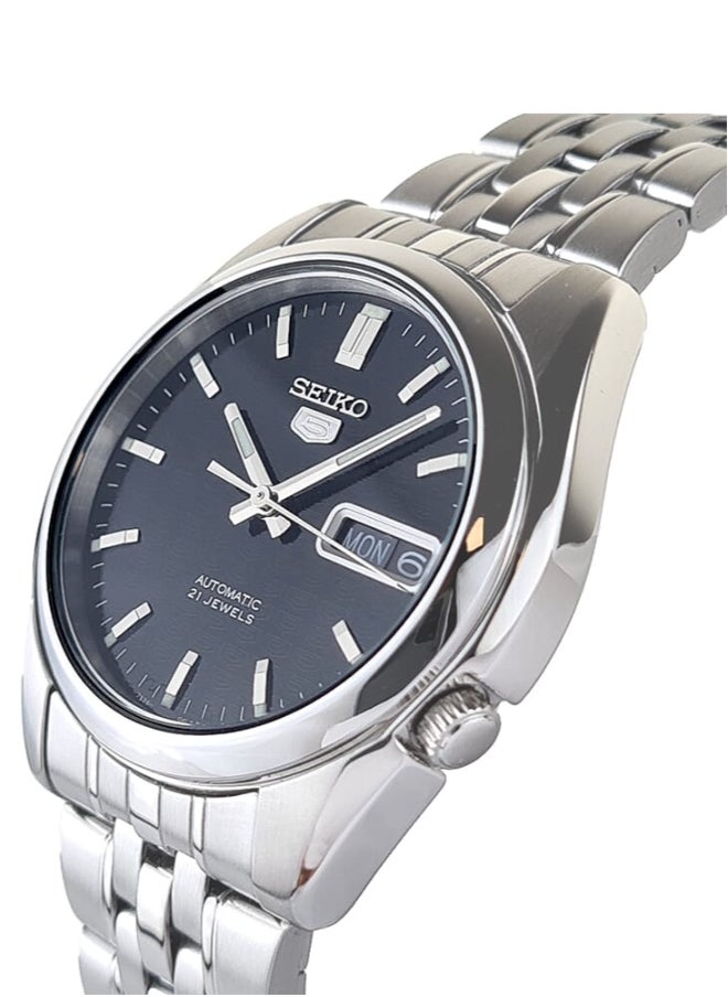 Seiko - Classic 21 Jewels 37 mm Stainless Steel Watch for Men SNK361K1 - Image 1