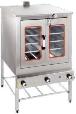 CSA Inox Karacasan Industrial Double Door Natural Gas Pastry Oven 