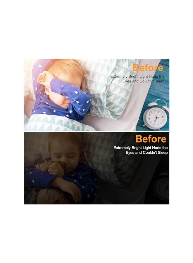 The Bros ستارة تعتيم، 170x180 سم ستارة تعتيم محمولة، ستائر مؤقتة بلا حفر، غرفة نوم، حضانة، علية، سفر، سيارة RV - Image 4