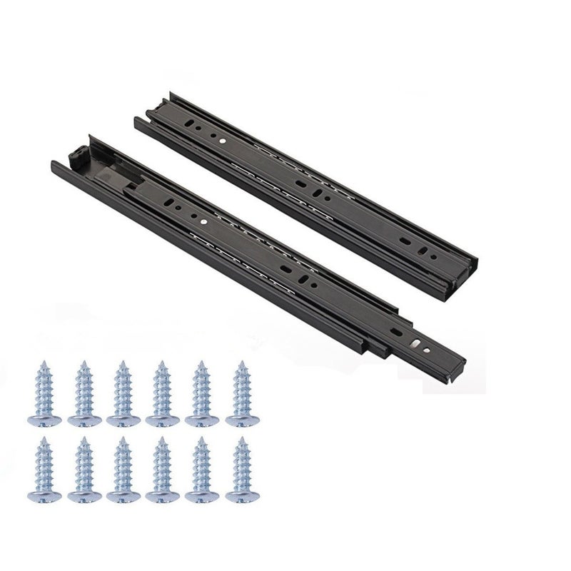 Zengest Full Extension Less Noise Ball Bearing Drawer Slides, 12 Inches, 1-Pair - Image 1