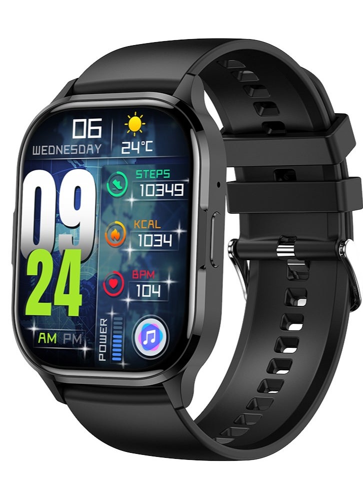 Aideli - 2.01''  Smart Watch for Android & iOS – Fitness Tracker, Sleep Monitor, IP67 Waterproof, Long Battery Life, Magnetic Charging - Image 1