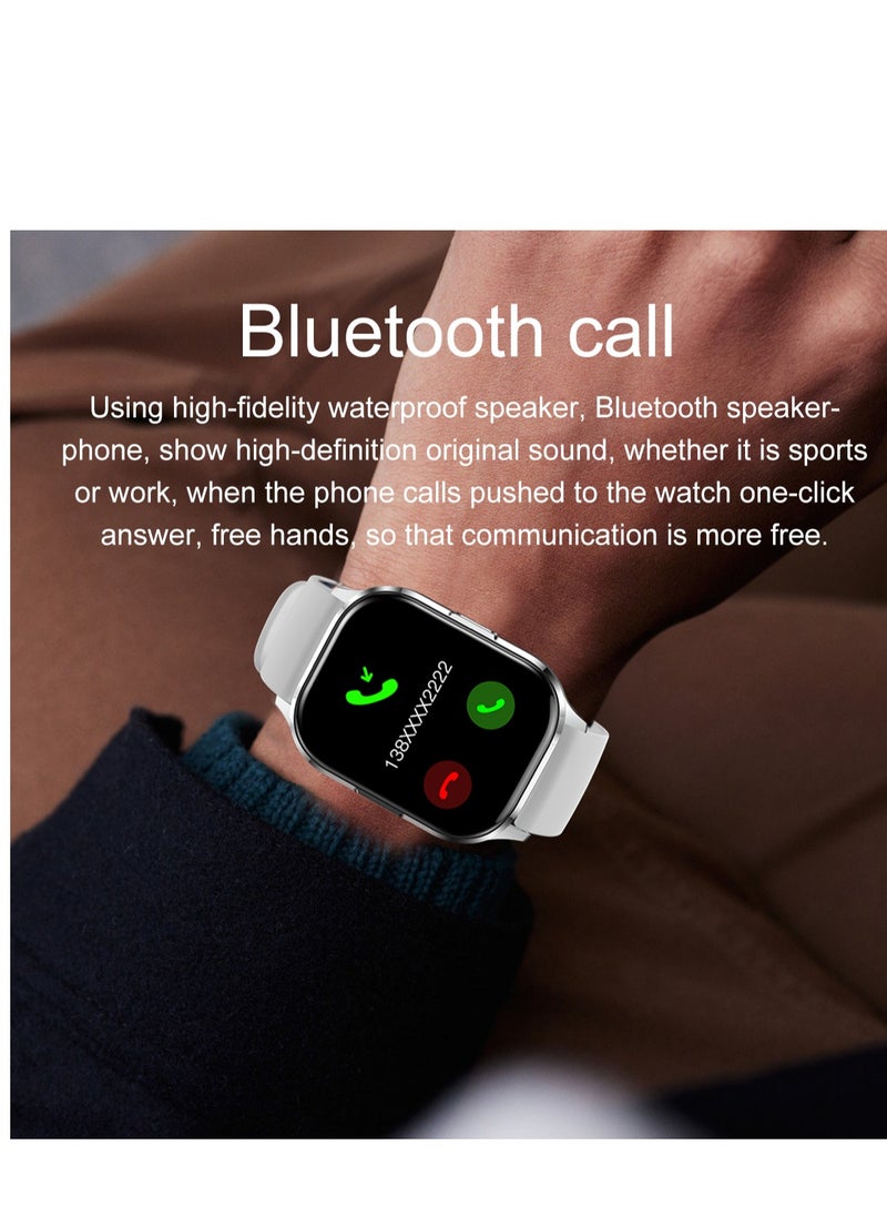 Aideli - 2.01''  Smart Watch for Android & iOS – Fitness Tracker, Sleep Monitor, IP67 Waterproof, Long Battery Life, Magnetic Charging - Image 1