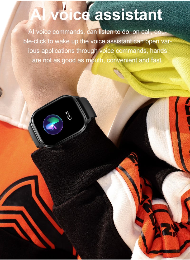 Aideli - 2.01''  Smart Watch for Android & iOS – Fitness Tracker, Sleep Monitor, IP67 Waterproof, Long Battery Life, Magnetic Charging - Image 1