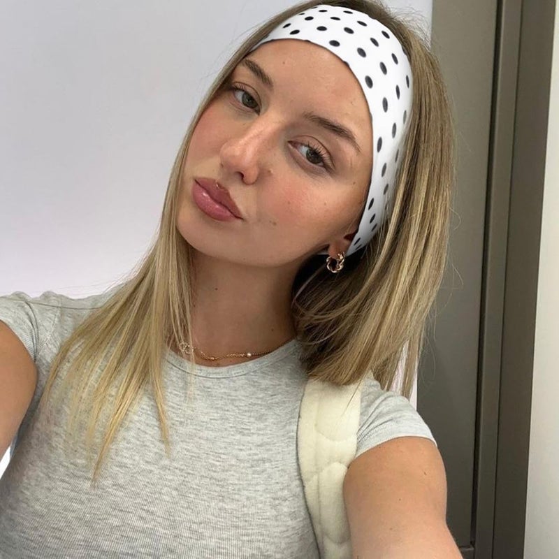 TERSE Polka Dot Headbands for Women Trendy Women Hair Accessories: Cute Head Bands for Women's Hair Fashion Hairbands 6PCS - Image 5