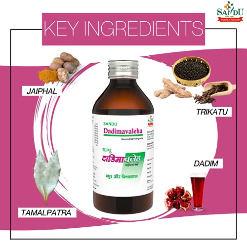 Sandu Dadimavaleha | Tasty Formula to Improve Hemoglobin and Appetite | Prevents Morning Sickness (200 ml) - Image 3
