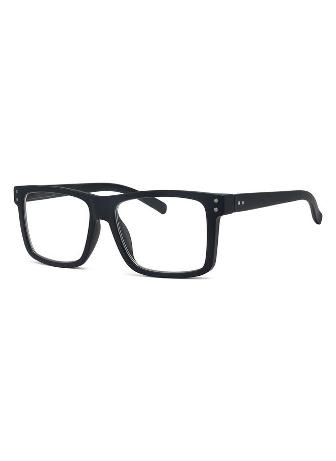 Eyekepper Oversize Reading Glasses Square Large Frame Readers For Men And Women Black +1.25  - Image 1