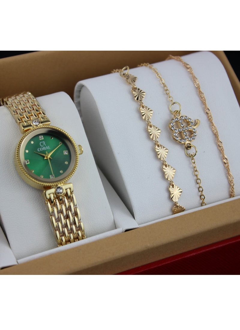 Reclaim with Argireline Women's evening watch set 