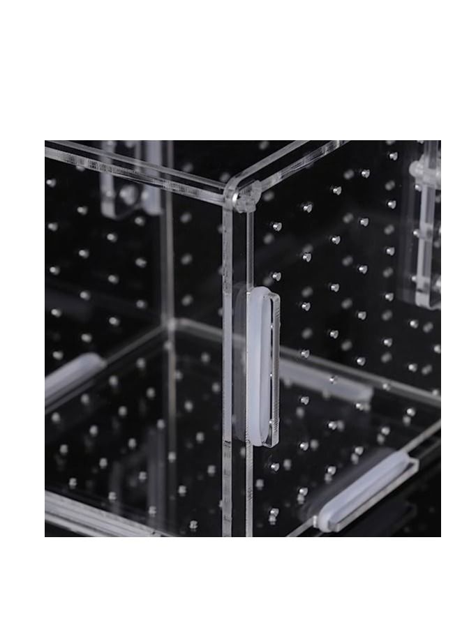 Acrylic Fish Breeding Box (20 x 10 x 10 cm) - Baby Fish Partition - Fish isolation Box With Cover - Image 3