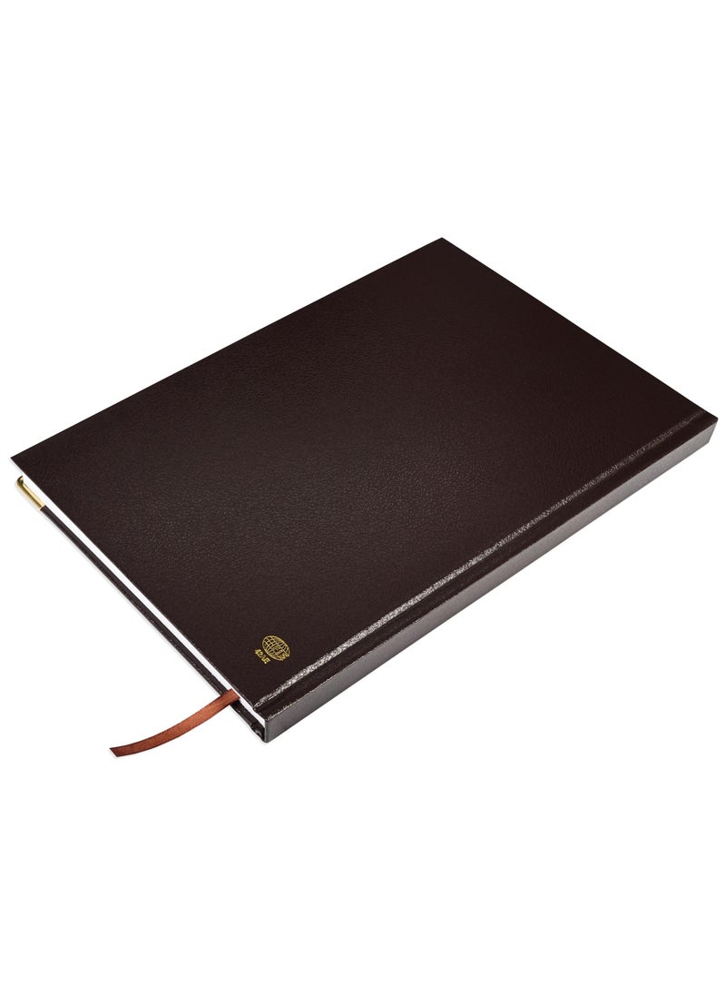 FIS FIS A4 Diary 2025 Arabic/English (Golden Corners) Chocolate - FSDI42AE25CH  - Image 4