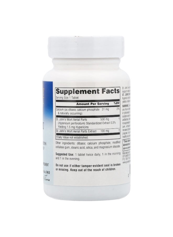 PLANETARY HERBALS Planetary Herbals, Full Spectrum™ St. John's Wort Extract, 600 mg, 60 Tablets  - Image 2