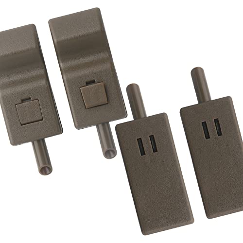 APPERFiT Door Lock Knob (2pcs) Compatible with 2007-2014 Chevy Avalanche Silverado Suburban Tahoe, GMC Sierra Yukon, Escalade Replaces 15844617 - Image 4