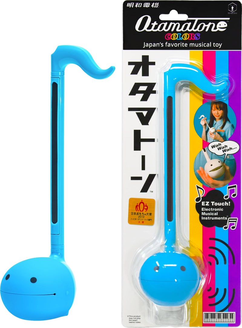 Otamatone Otamatone Japanese Electronic Musical Instrument Portable Music Synthesizer from Japan by Maywa Denki Studio, Award Winning, Educational Fun Gift for Children, Teens & Adults - Blue  - Image 1