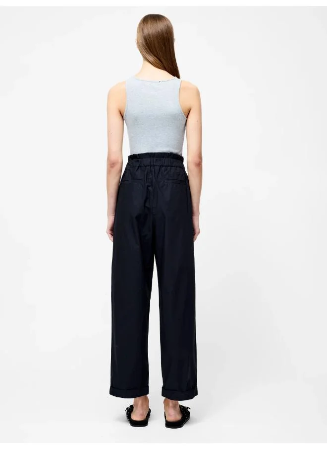 فرنش كونكشن Cotton Paper Bag Trouser