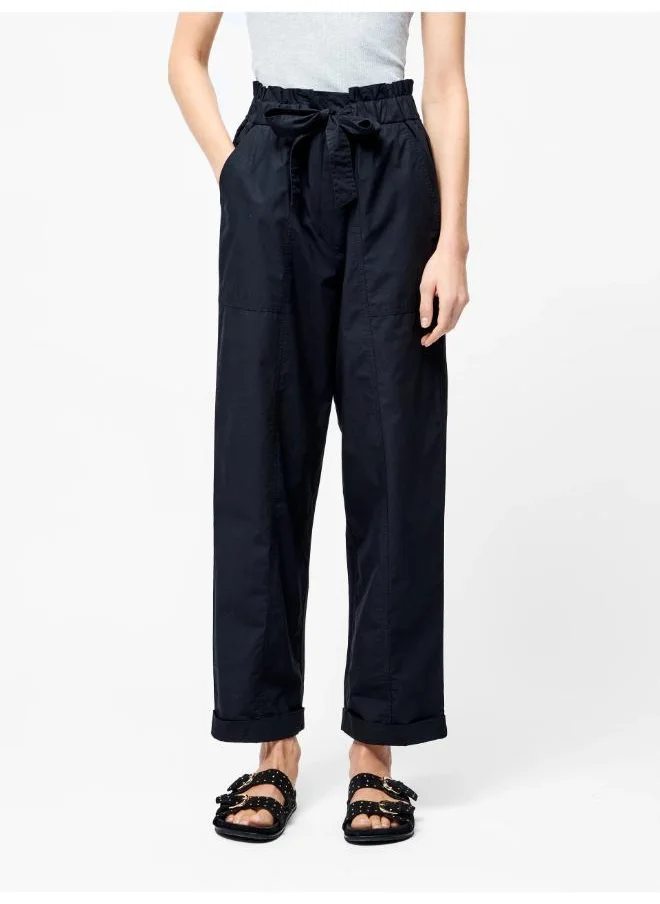 فرنش كونكشن Cotton Paper Bag Trouser