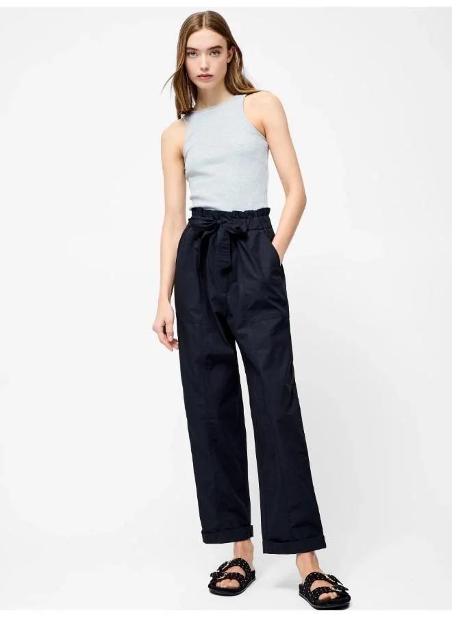 French Connection Cotton Paper Bag Trouser