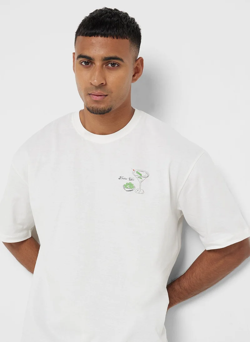 Seventy Five Oversized Graphic T-Shirt