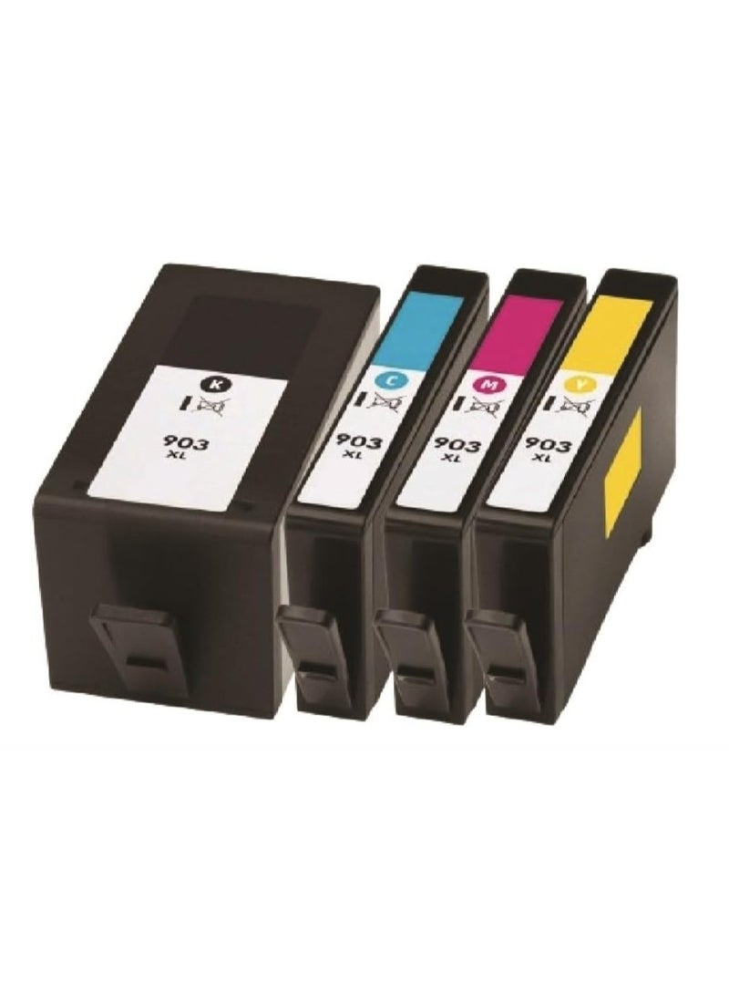 Reacon 903 XL Full Combo Set This Compatible toner cartridge is suitable for Printer Ink HP OfficeJet Pro 6970, 6960, 6950 (Black Cyan Yellow Magenta) - Image 2