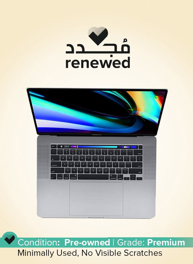ابل  تم تجديده - كمبيوتر محمول MacBook Pro (2019) A2141 بشاشة تعمل باللمس مقاس 16 بوصة، معالج Intel Core i7/الجيل التاسع/ذاكرة وصول عشوائي 16 جيجابايت/محرك أقراص SSD سعة 512 جيجابايت/بطاقة رسومات Radeon Pro 5300M سعة 4 جيجابايت - Image 1