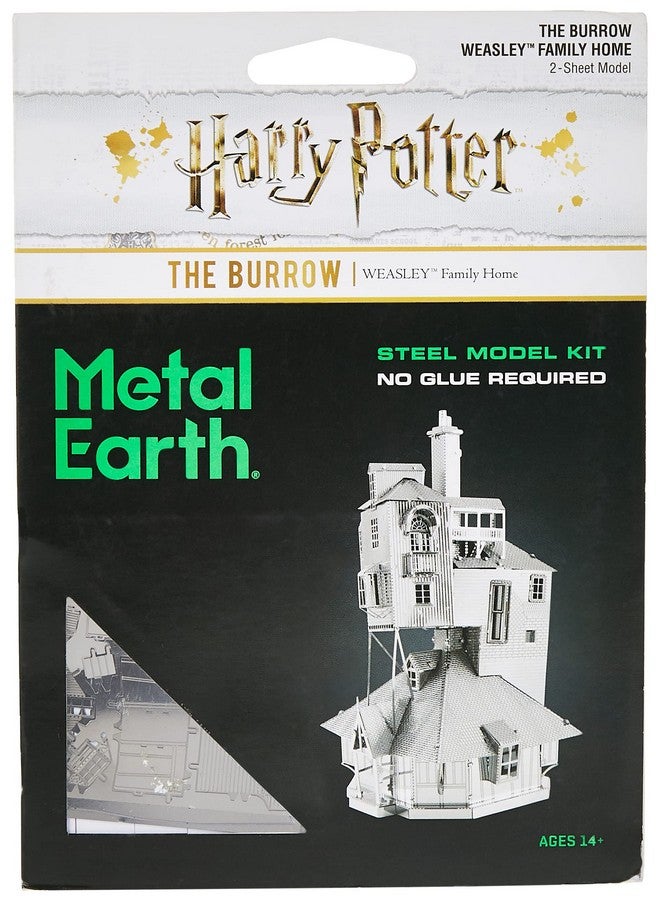 Fascinations Metal Earth Harry Potter The Burrow 3D Metal Model Kit - Image 1